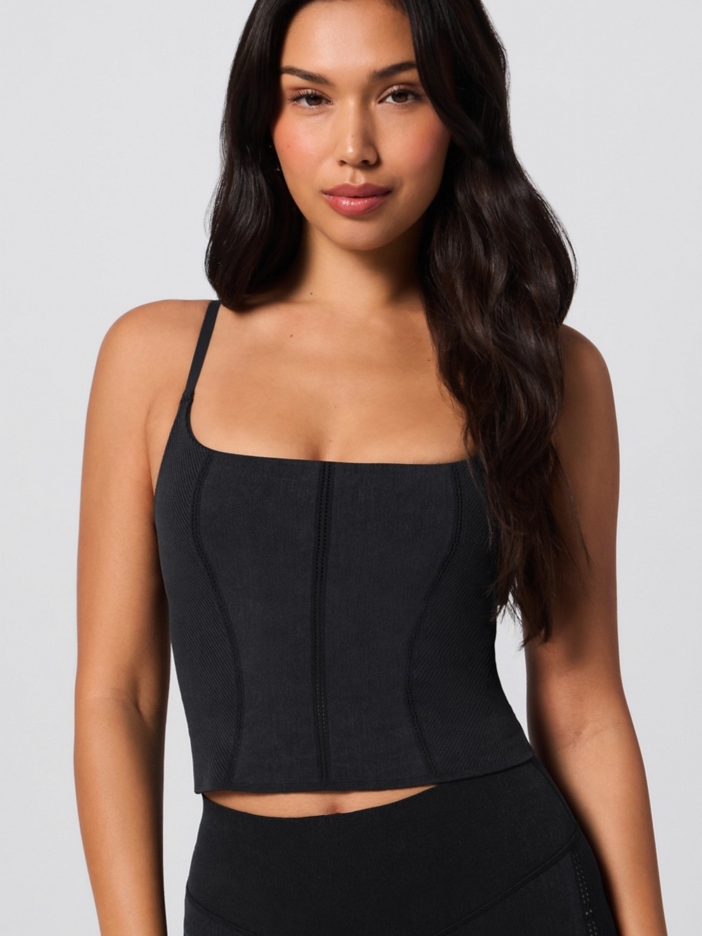 Fabletics Denim Look Built-In Bra Cami